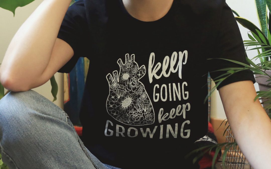 Keep Going Keep Growing – Graphic Tee