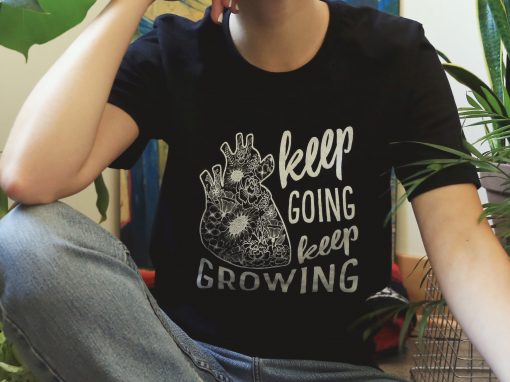 Keep Going Keep Growing – Graphic Tee