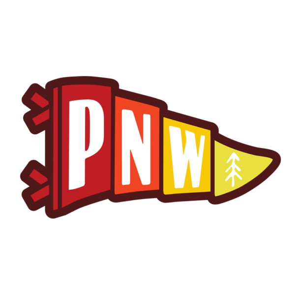 PWN retro banner sticker
